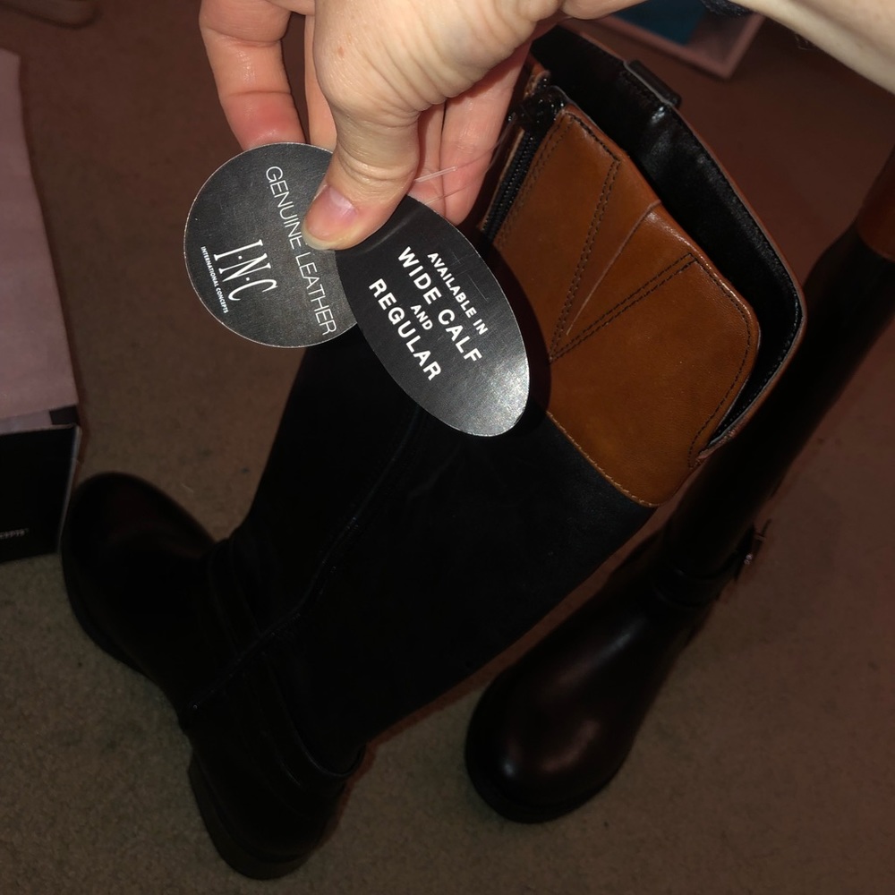 I.N.C. Frankii Riding Boots. - Picture 3 of 3